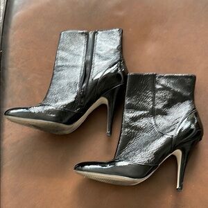 Enzo Angiolini Black Heeled Boots